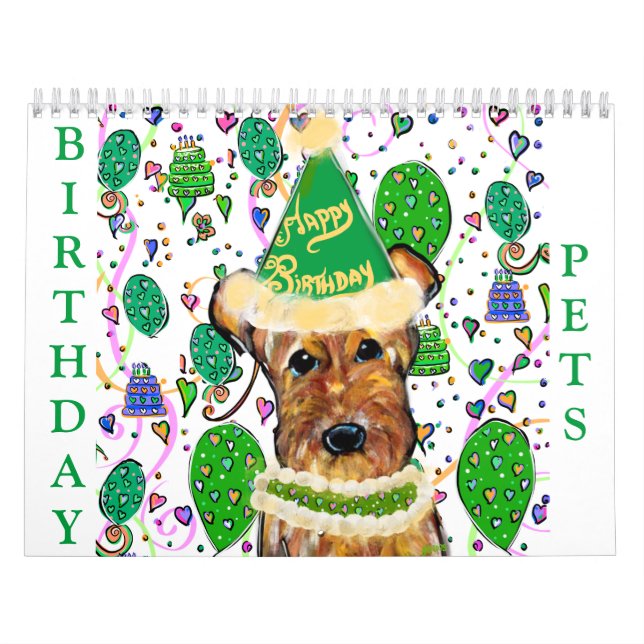 BIRTHDAY PETS 2026 CALENDAR KALENDER (Omslag)
