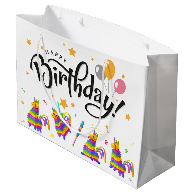 Birthday Pinatas Gift Bag (Baksidan Vinklad)