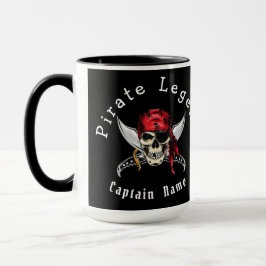 BIRTHDAY Pirat Skull Mugg