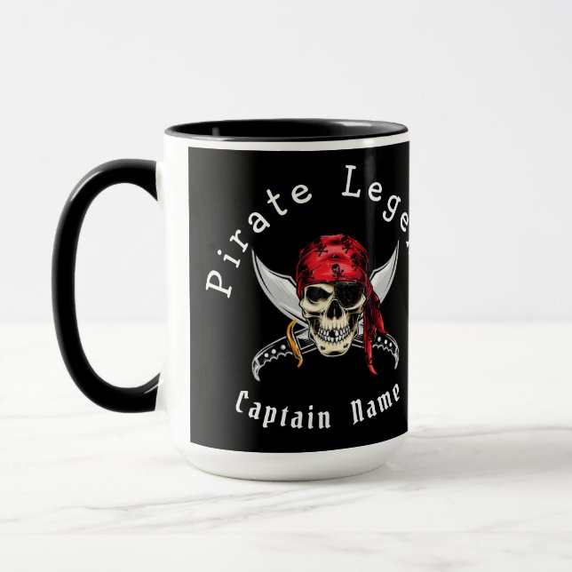 BIRTHDAY Pirat Skull Mugg (Vänster)