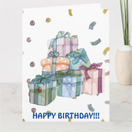 BIRTHDAY PRESENTER CARD KORT