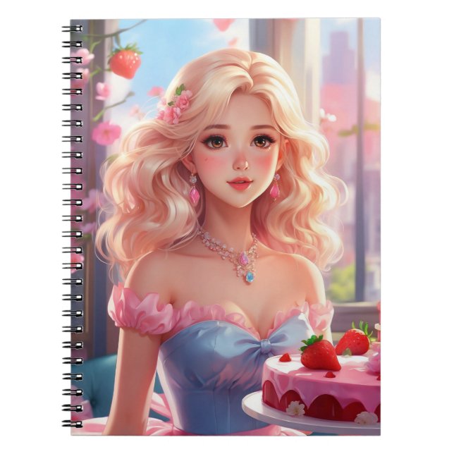 Birthday princess anteckningsbok (Framsidan)