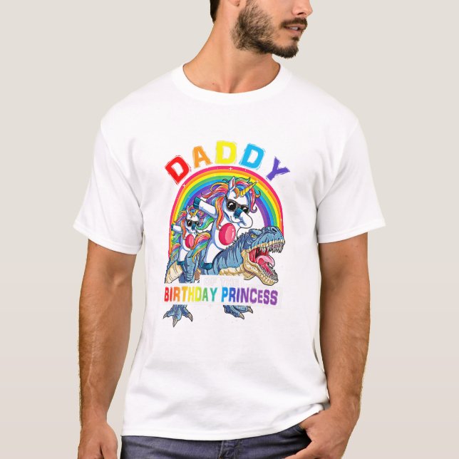 Birthday Princess Girl Dab T Shirt (Framsida)
