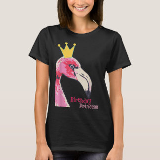Birthday Princess Girl Flamingo | Cute Flamingo T Shirt