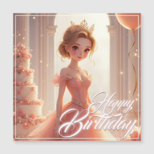 Birthday Princess i en Dreamy Rosa Gown