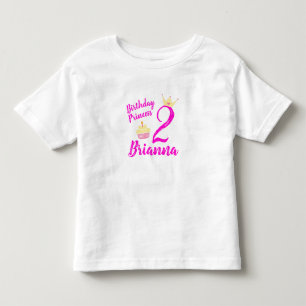 Birthday Princess Second Birthday Girl Shirt T Shirt