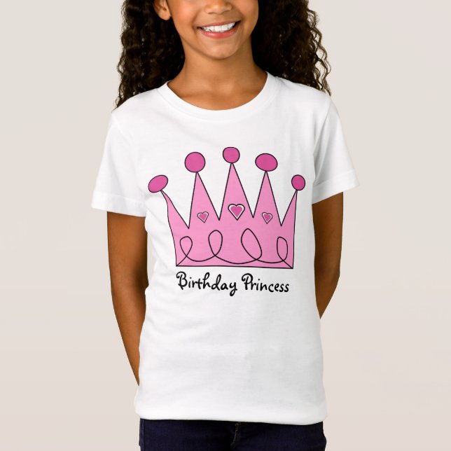 Birthday Princess Shirt Tee (Framsida)