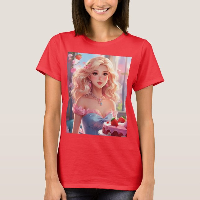 Birthday princess t shirt (Framsida)