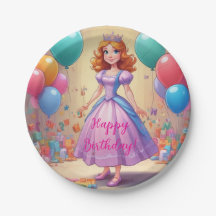 Birthday Princess Tallrikar