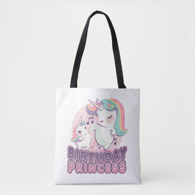 Birthday Princess Tanktop Tygkasse (Framsida)