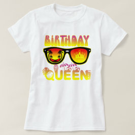 Birthday Queen Design T Shirt