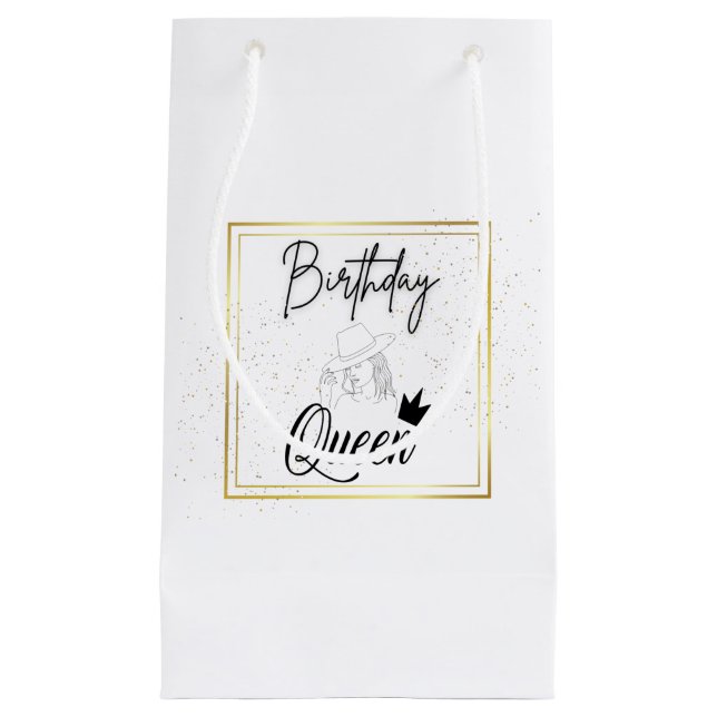 Birthday Queen Gift Bag (Framsidan)