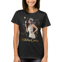 Birthday Queen - Glamous Champagne Toast