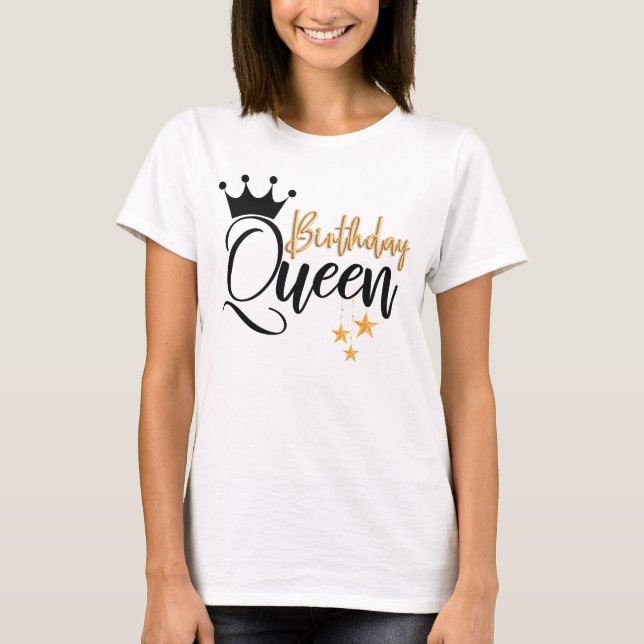 Birthday Queen - Queen Birthday T-Shirt (Framsida)