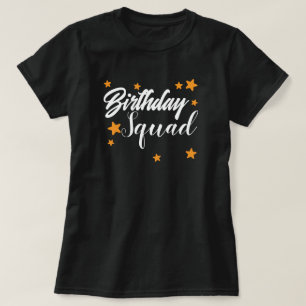 Birthday Queen Squad Party Girl Gift for Women T Shirt