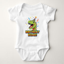 Birthday Roar Cute Dinosaur Birthday Party Design T Shirt