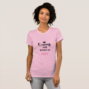 "Birthday Royalty: Anpassningsbar Month and Färg C T Shirt