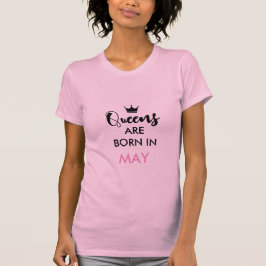 "Birthday Royalty: Anpassningsbar Month and Färg C T Shirt