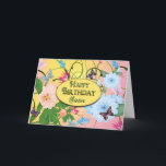 BIRTHDAY - SISTER - BUTTERFLIES/FLOWERS KORT<br><div class="desc">SE ANDRA FÖDELSEDAGSKORT/MOR'SDAY,  TÄNKANDE AV DIG,  TACK,  INVITATIONER OCH PRODUKTER MED SAMMA UTFORMNING Designad AV Trudy Wilkerson med Originalgrafik (c)ELISVÄRT-Doodles (original artwork©delightful-doodles.com ) Anmärkning:</div>