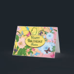 BIRTHDAY - SISTER - BUTTERFLIES/FLOWERS KORT<br><div class="desc">SE ANDRA FÖDELSEDAGSKORT/MOR'SDAY,  TÄNKANDE AV DIG,  TACK,  INVITATIONER OCH PRODUKTER MED SAMMA UTFORMNING Designad AV Trudy Wilkerson med Originalgrafik (c)ELISVÄRT-Doodles (original artwork©delightful-doodles.com ) Anmärkning:</div>