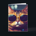 BIRTHDAY SISTER COOLA CAT-GREETKORT KORT<br><div class="desc">TILL ETT UNDERBART SISTER OCH ETT FAKTISKT COOLA KAT BIRTHDAKORT</div>