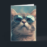 BIRTHDAY SISTER COOLA CAT-GREETKORT KORT<br><div class="desc">TILL ETT UNDERBART SISTER OCH ETT FAKTISKT COOLA KAT BIRTHDAKORT</div>