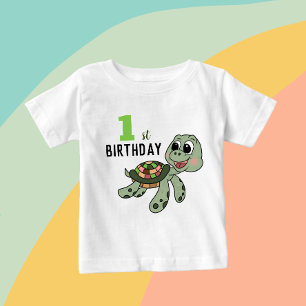 Birthday sköldpadda t shirt