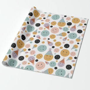 Birthday Smiles White Presentpapper