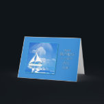 BIRTHDAY - SON - SAILBOAT - BLUE HAVA KORT<br><div class="desc">SE SAMMA KORT FÖR BÅDE BIRTDAG- OCH FARS DAG-KORT I OLIKA KATEGORIER,  DVS. pappa,  son,  bror etc.</div>