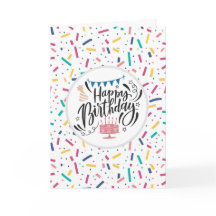 Birthday Sprinkles Candy Mönster