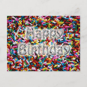 Birthday Sprinkles Vykort