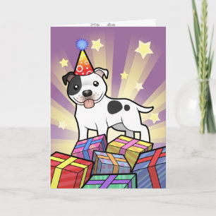 Birthday Stafford Bull Terrier Kort