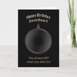 BIRTHDAY - SWEETHEART - GUN - AIM KORT