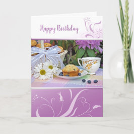 Birthday Tea Party Kort