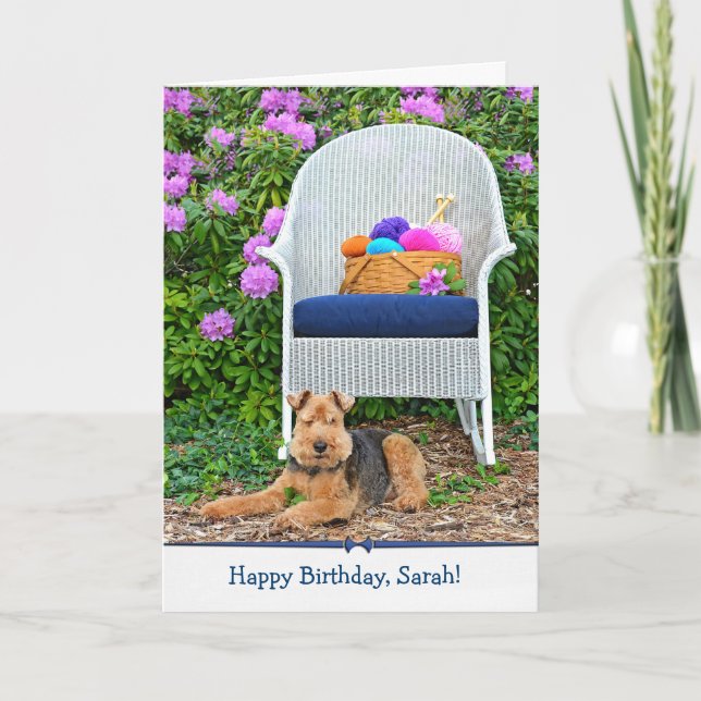 Birthday Terrier Kort (Framsida)