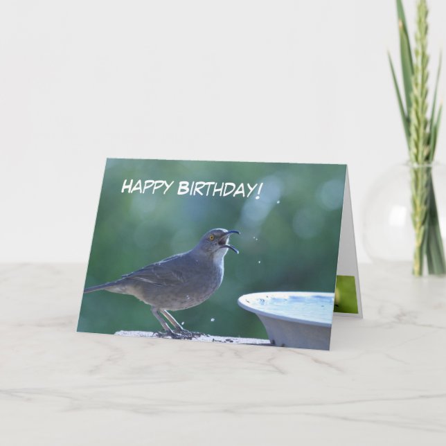 Birthday Thrasher Kort (Framsida)