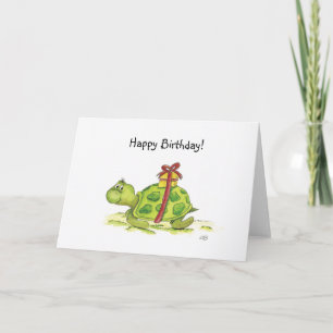 Birthday Turtle Kort