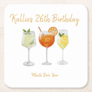 Birthday Underlägg - Spritz