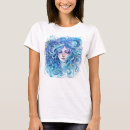 Birthday Watercolor Aquarius T Shirt