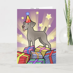 Birthday Weimaraner Kort