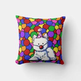 Birthday Westie Hund Pillow Kudde