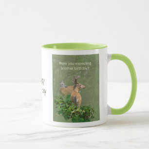 Birthday Whitetail Hjort Buck & Doe Mugg
