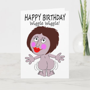 Birthday Wiggle Wiggle Kort