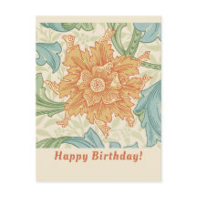 Birthday William Morris blommigt tapet CC1133