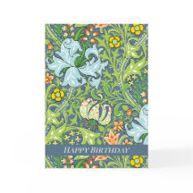 Birthday William Morris Golden Lily 1899 CC1227