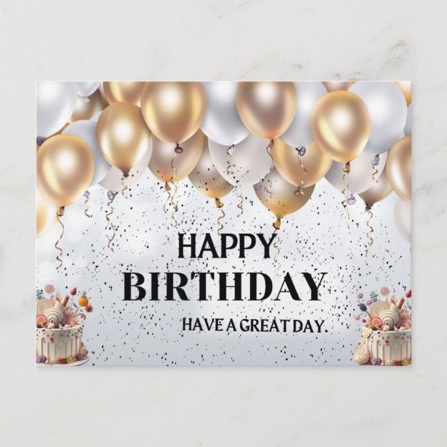 BIRTHDAY WISH CARD VYKORT (Framsida)