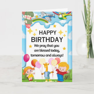 BIRTHDAY WISH KIDS CARD KORT