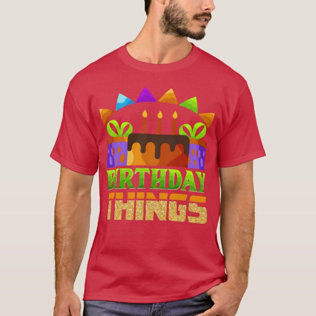 birthday wishes design featuring personal girl t shirt (Framsida)