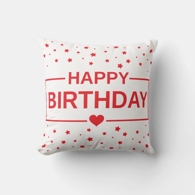 Birthday Wishes Pillow Kudde (Framsida)