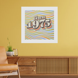 Birthday Year - Circa 1975 Poster